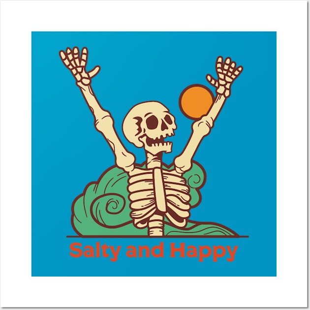 Salty and happy Wall Art by DeviAprillia_store